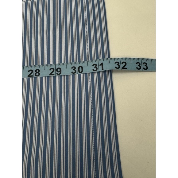 NWT Peter Millar BOWEN Triple Triple Stripe Jersey Golf Polo Shirt Blue XXL $115 - Picture 8 of 10